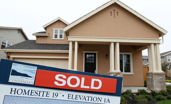 Sales of new homes surged nearly 27 percent in March, the largest single-month increase in 47 years